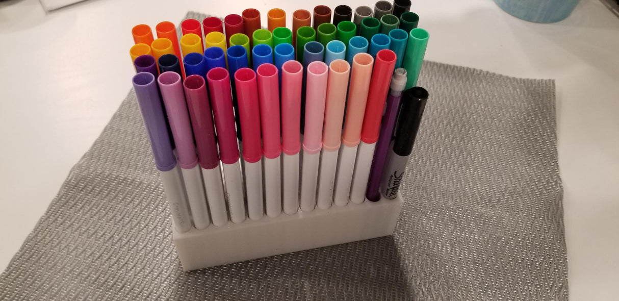 Stylish Upright Pen, Pencil, Marker, or Stylus Holder 3D Printed Base