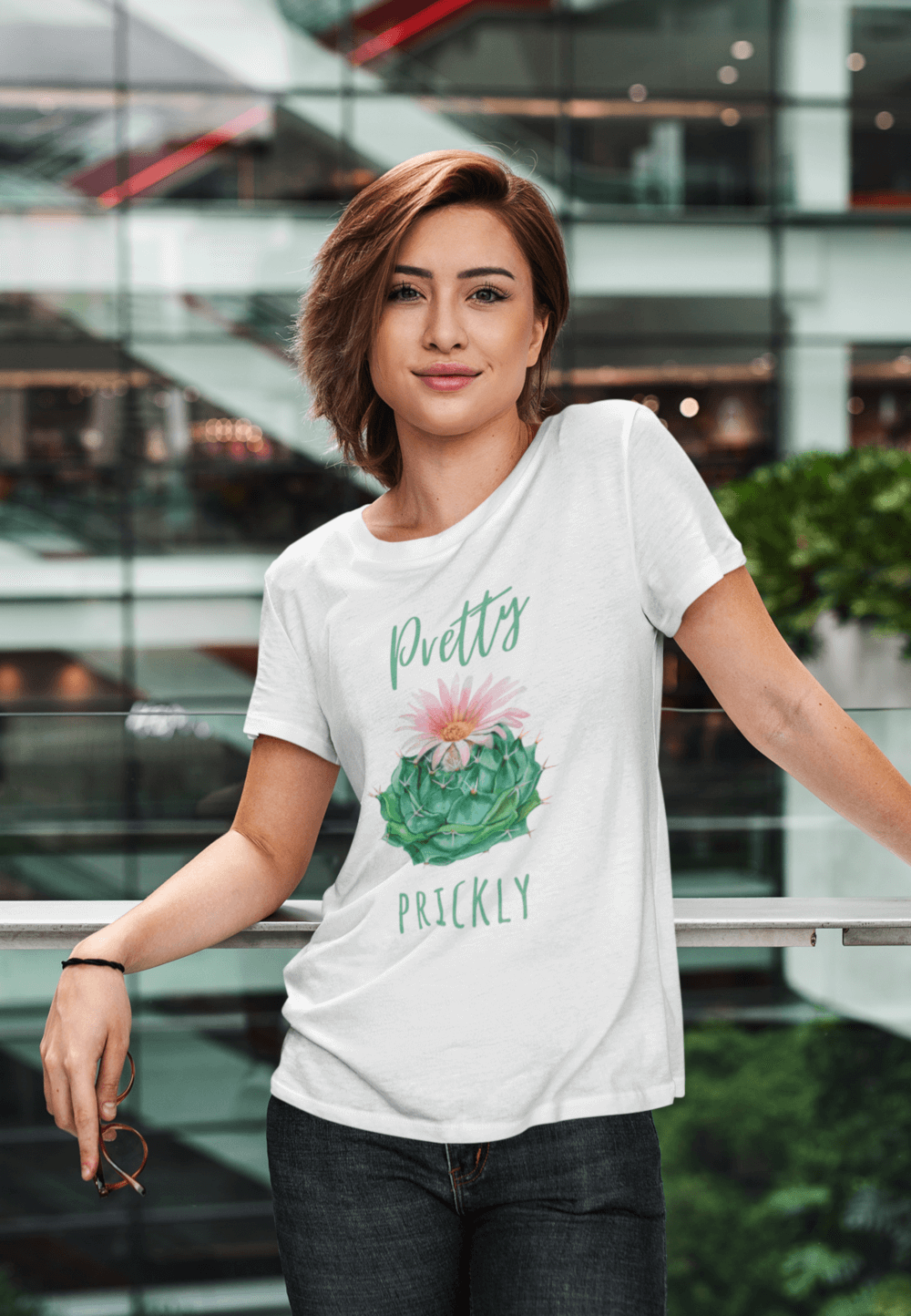 Pretty Prickly Sassy Soft Crew Tee Unisex T-Shirt