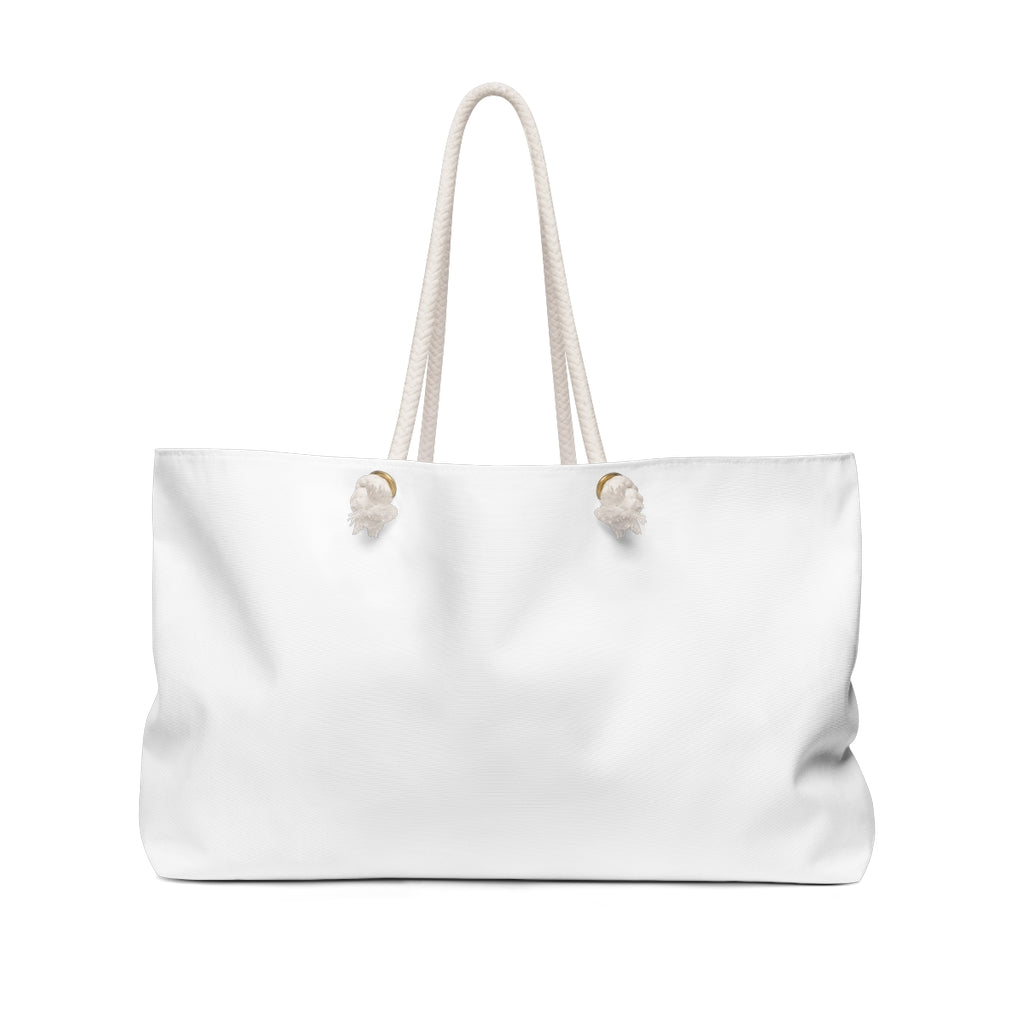 Cactus Is My Spirit Plant Fun White Weekender Bag