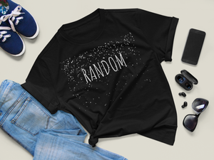 "Random" Star-Patterned Funny Unisex Tee