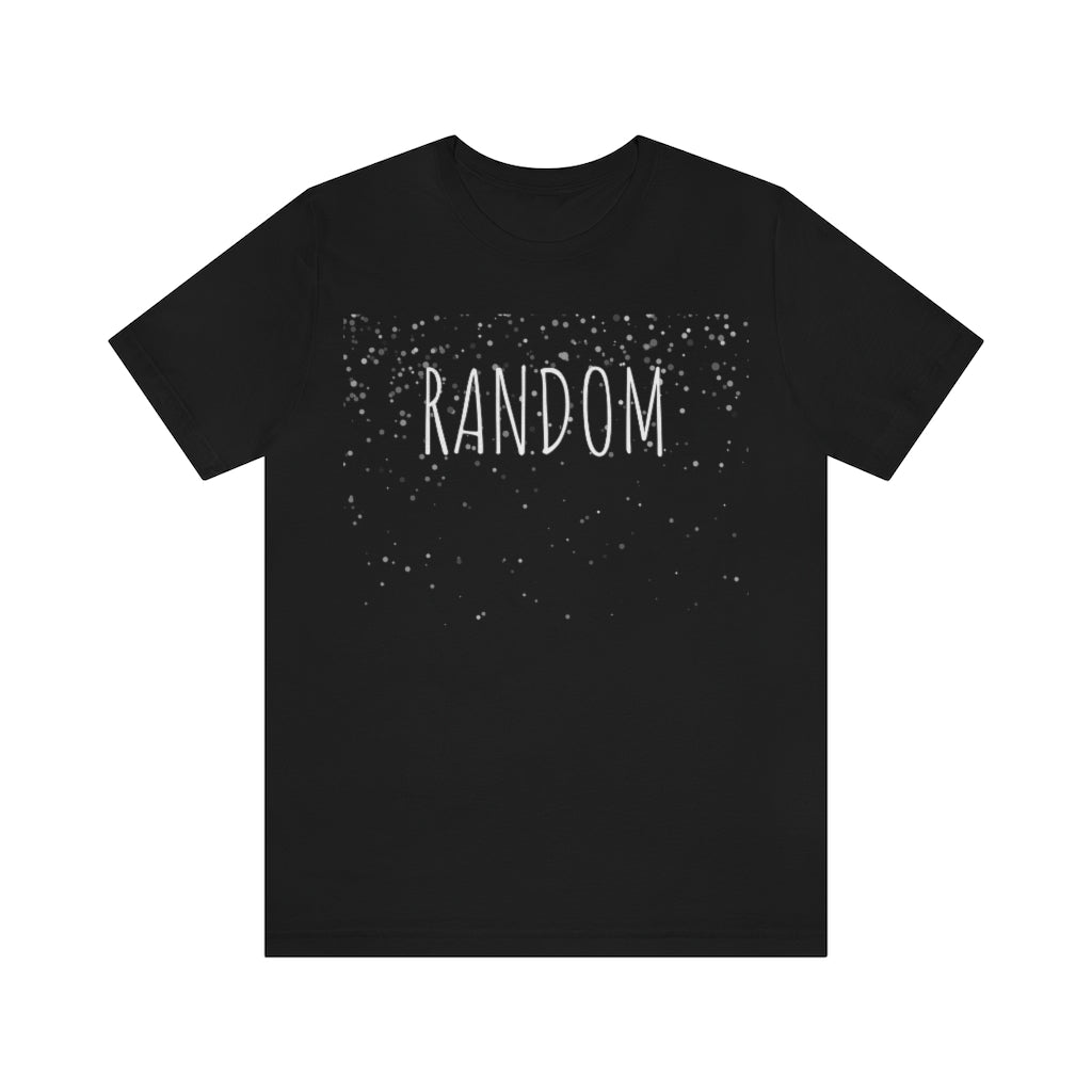 "Random" Star-Patterned Funny Unisex Tee