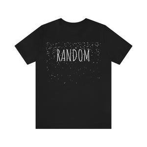 "Random" Star-Patterned Funny Unisex Tee